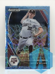 2021 Panini Prizm Draft Picks Bryce Miller RC #PDP113 Blue Velocity